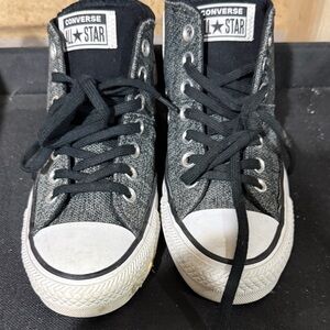 Converse All Star High Top Sneakers - Black and White